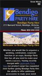 Mobile Screenshot of bendigopartyhire.com